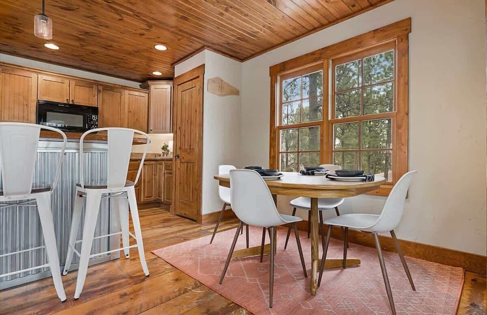 Dining area on the main level