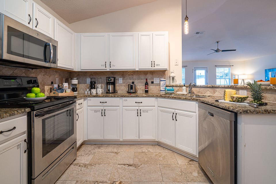New and modern kitchen appliances
