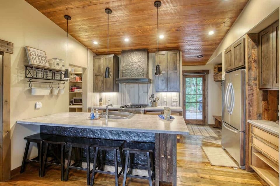 Counter with Marble tops