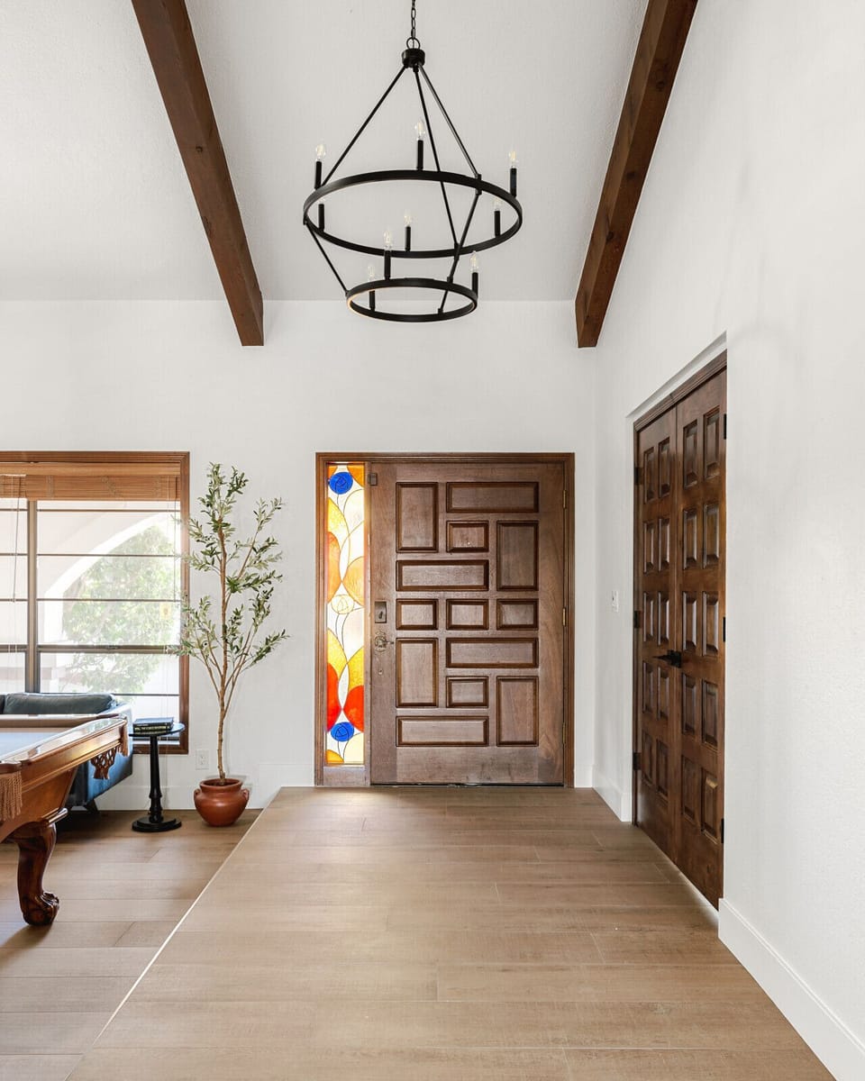 Have fun with friends and family over a game of billiards right in the spacious living area!