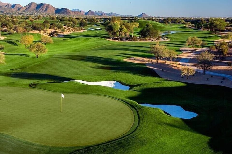 TPC Scottsdale, home of “The Phoenix Open”,  15 minute drive.  