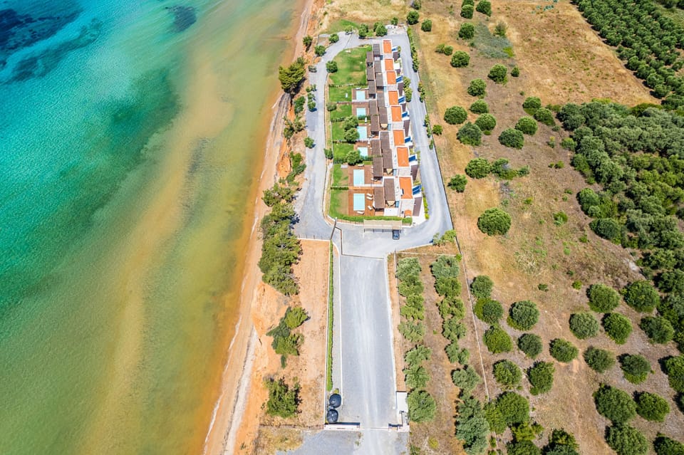 Aerial view of the location