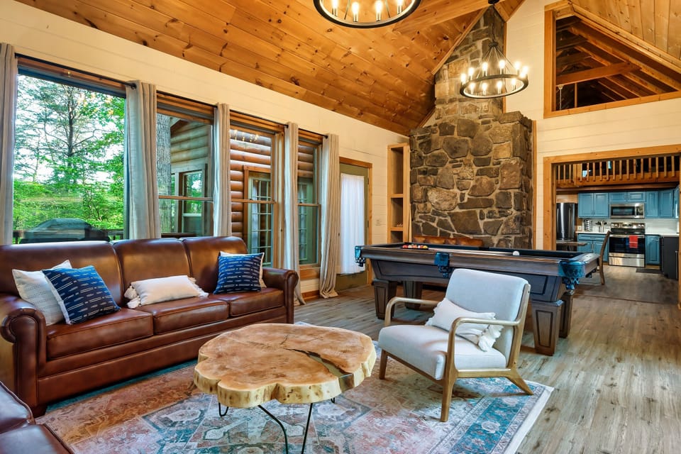 Tons of natural light and views of the forest