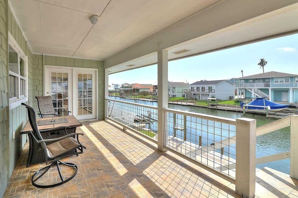 Spacious Covered Balcony. 