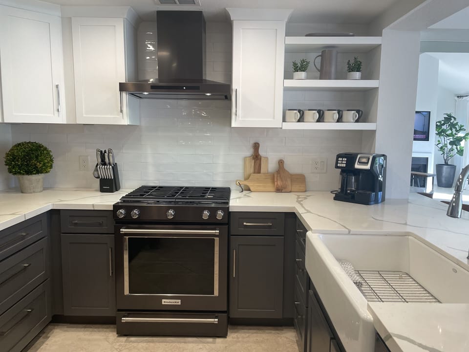 Newly updated kitchen with premium appliances