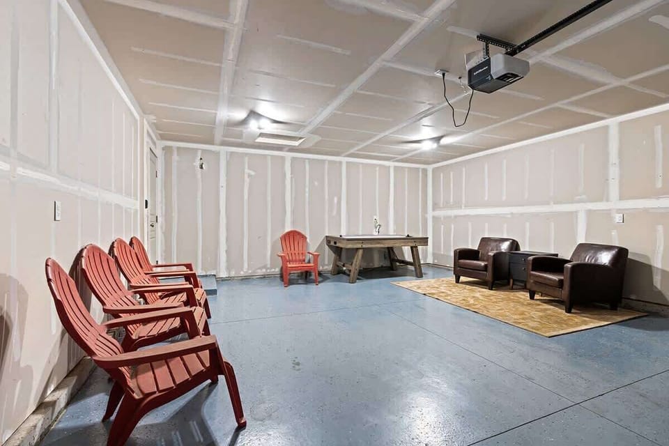 Seating in the garage