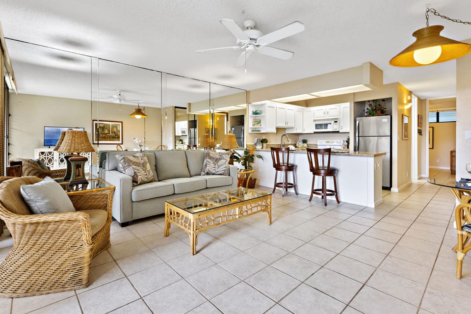 Open and spacious living area