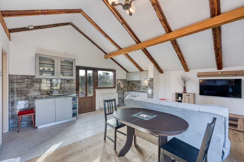 Kitchen and dining area