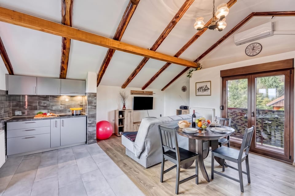 Kitchen and dining area