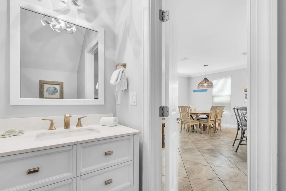 Guest half bathroom