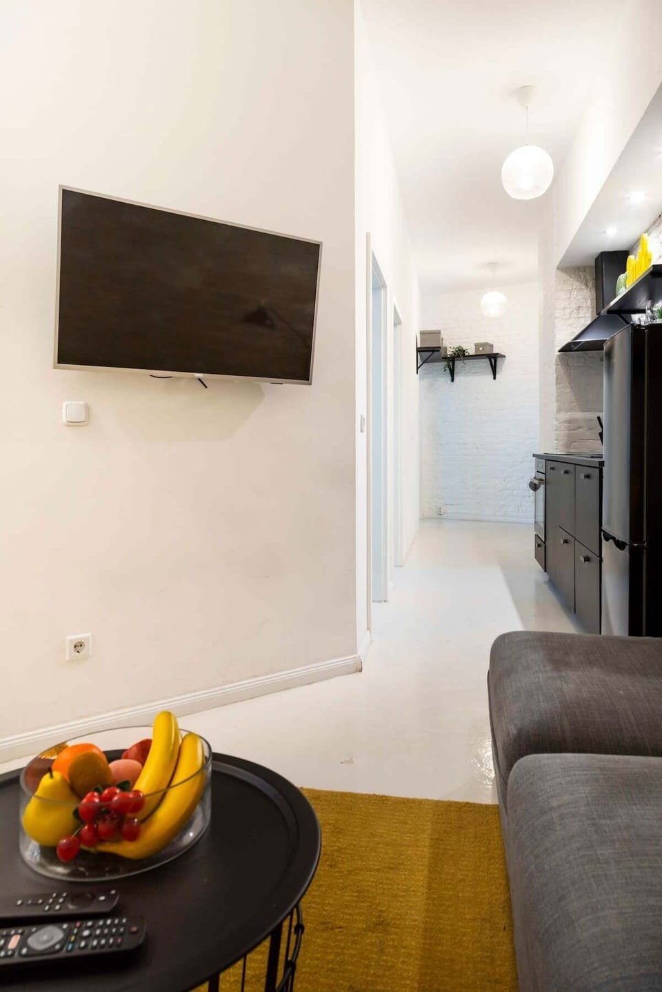 Flat TV in the living space
