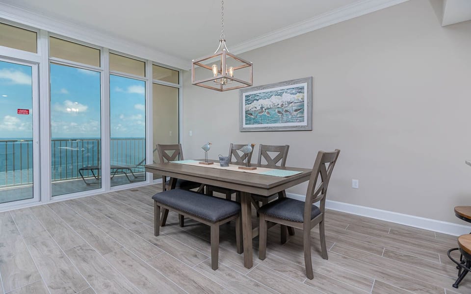 Enjoy a fun game night or family meal with beach views and experience memorable vacation moments