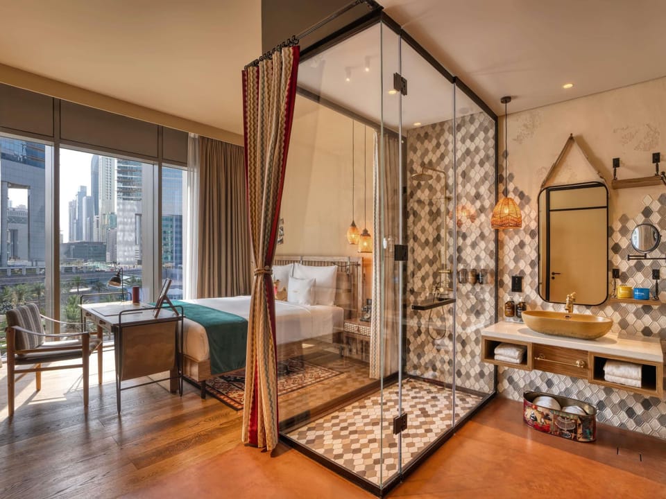 Medium Bedouin Room | Premium bedding, free minibar, in-room safe, individually decorated
