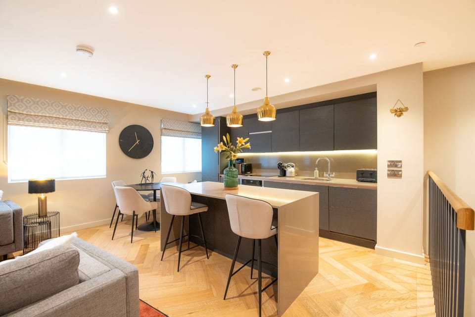 Luxury Apartment, Private Bathroom (Free Parking No. 15) | Shared kitchen