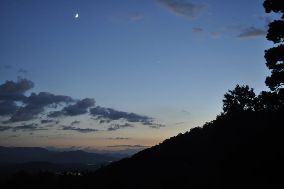 With no city lights nearby, the views of the night sky are amazing