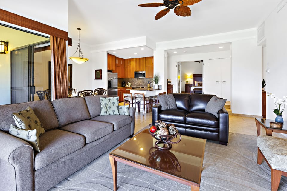 Step inside and keep cool with AC and ceiling fans
