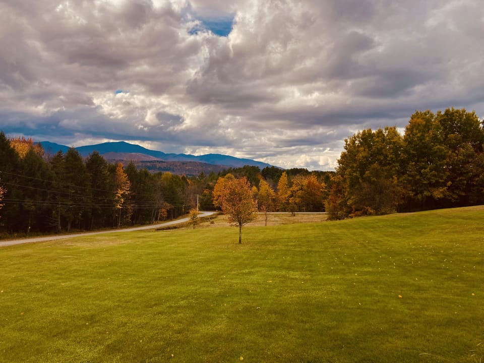 View from the front deck of Mt. Mansfield.