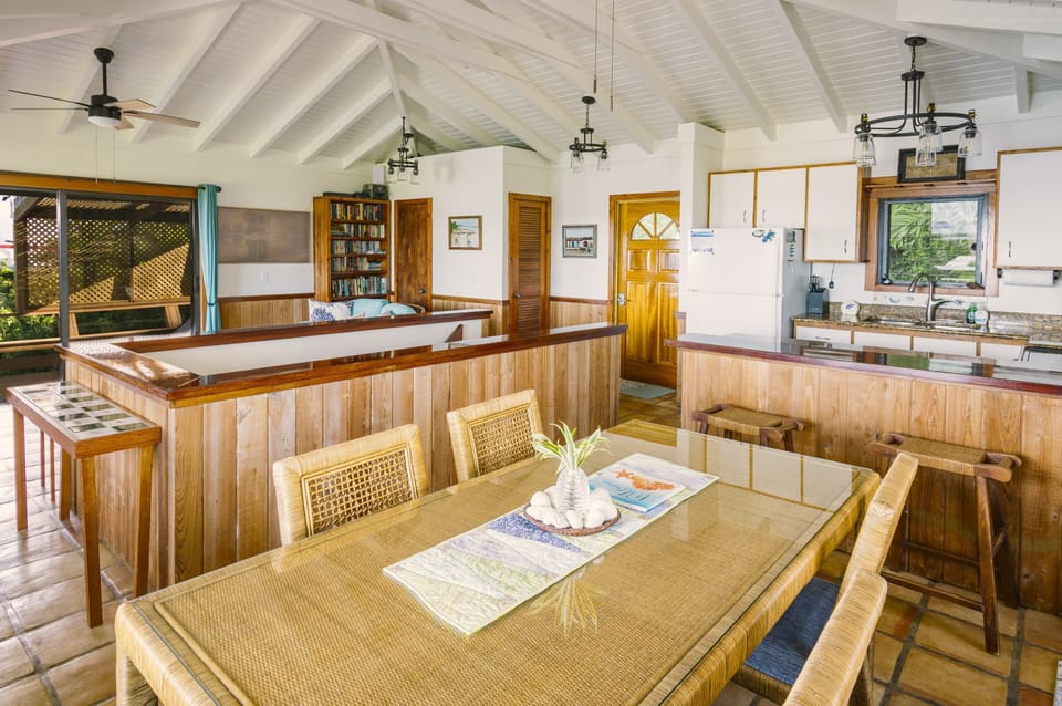 The Dining area is perfect for playing games between meals.