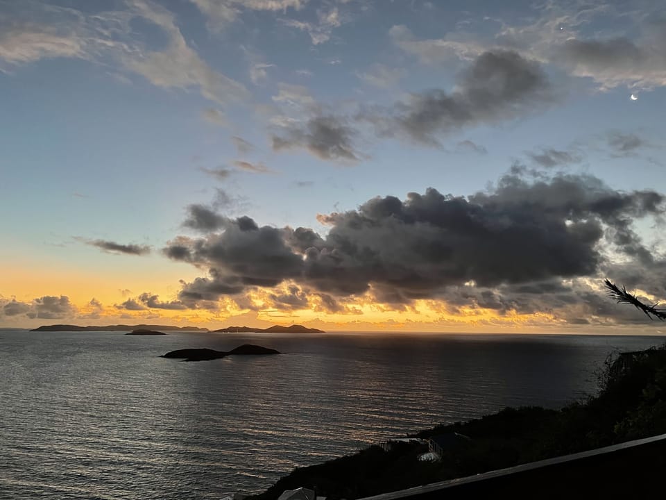 Sunrise view from the decks!