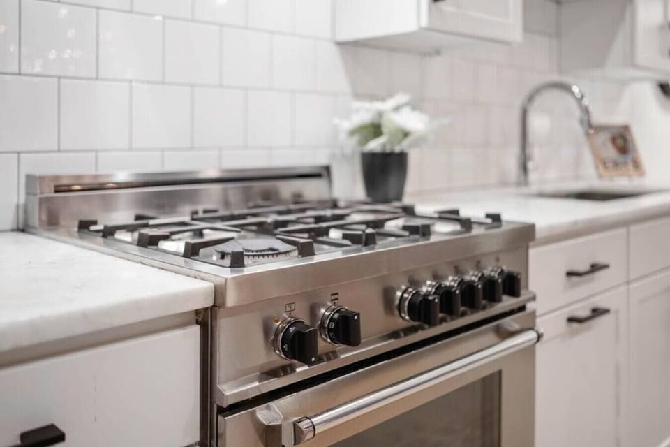 Kitchen includes the essentials needed to whip up a delicious meal.