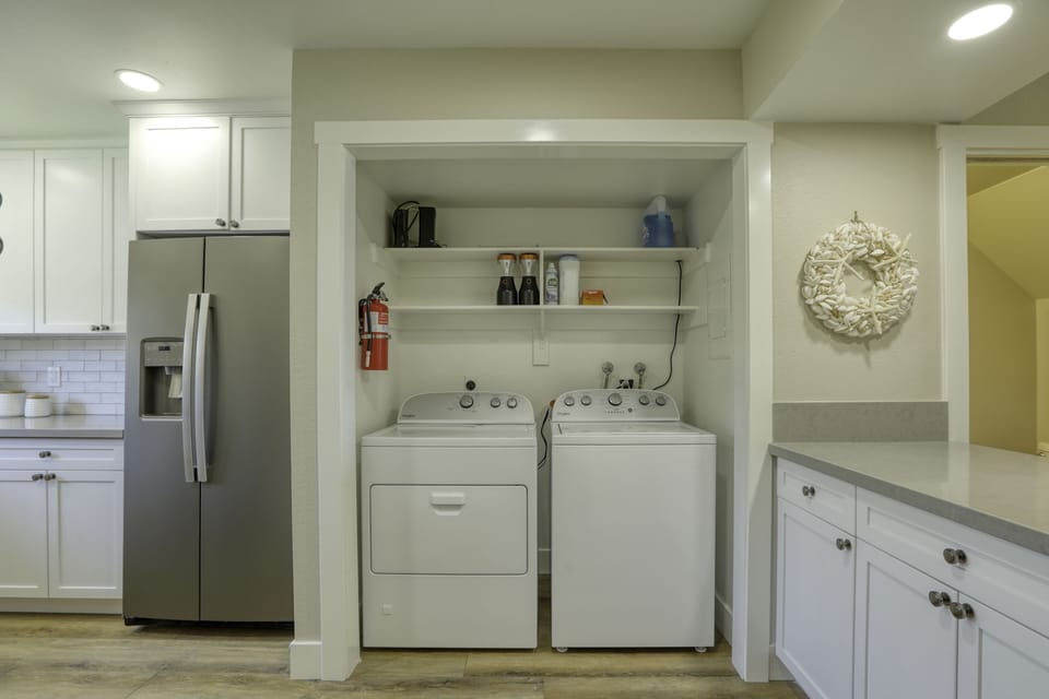 Full size laundry center.