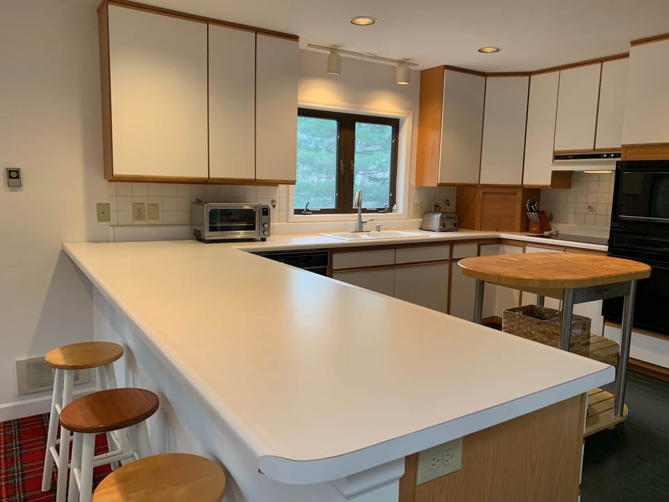 Lots of counter space to cook with your family.