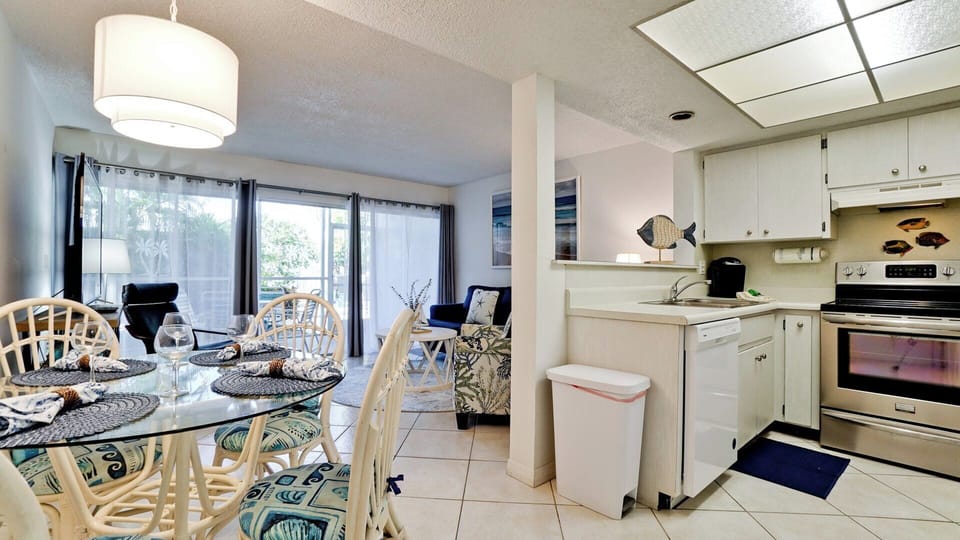 Kitchen, Dining Area  & Living Room