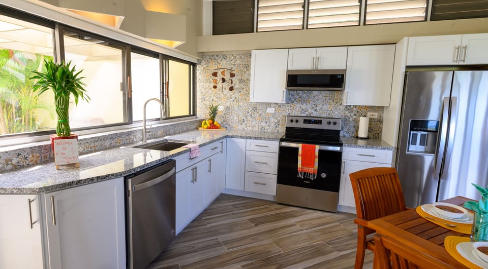 Fully equipped kitchen