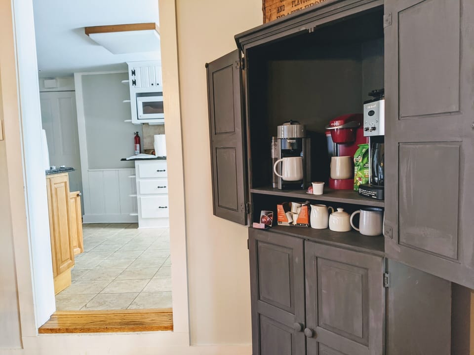 Keurig , Nespresso Veruto and drip coffee bar.