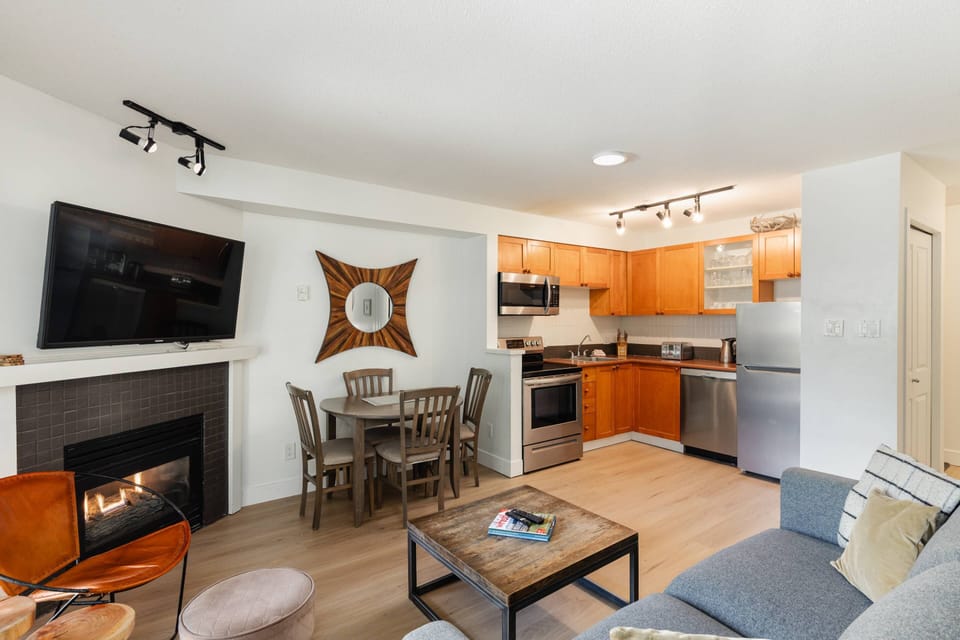 Showing the main living area, open plan