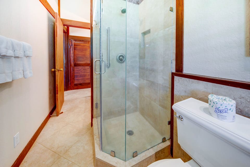 Second Bathroom with step