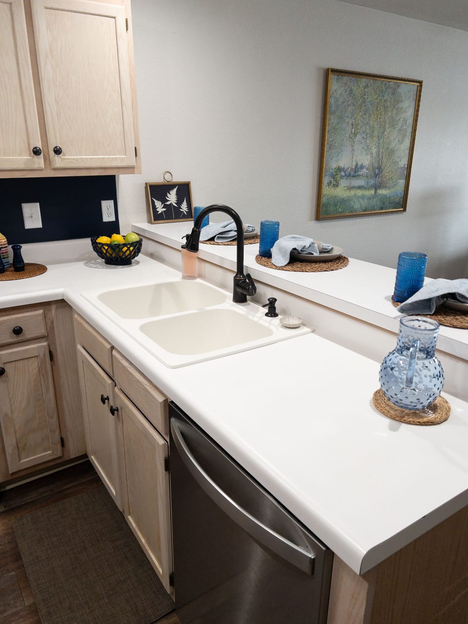 Kitchen with full size appliances