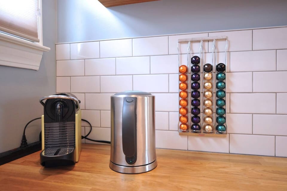 Nespresso..., one of the many ways to make a cup of coffee in our house