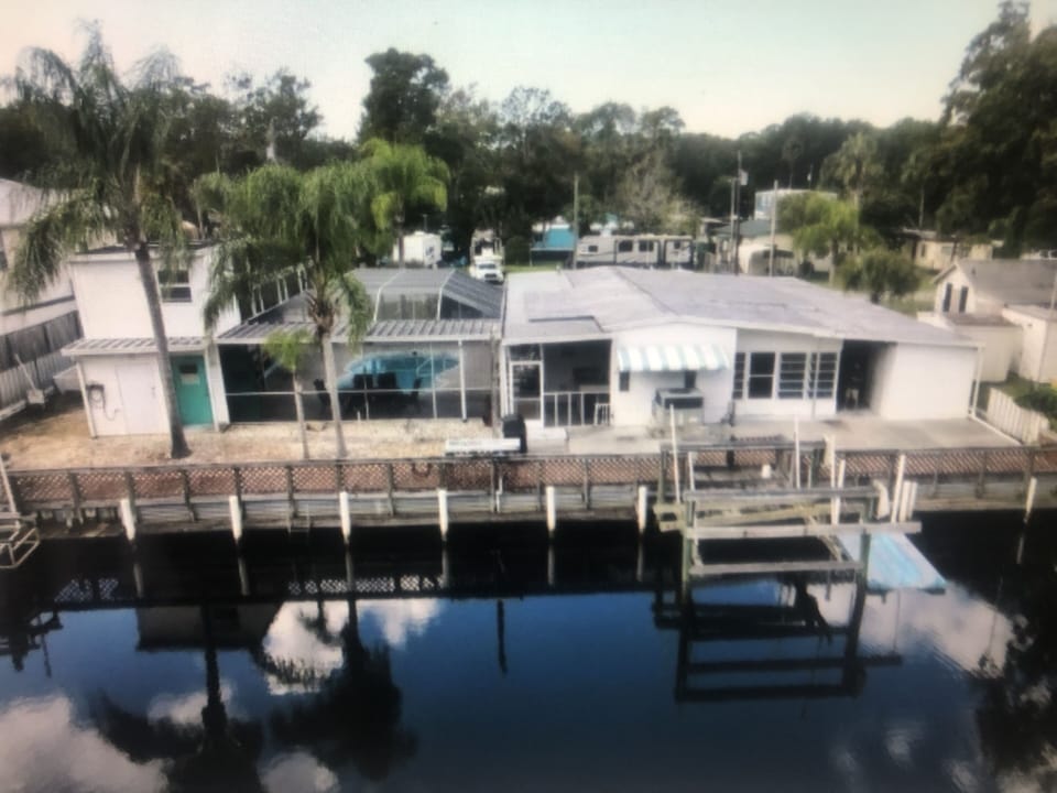100' of dock for your boat and kayak launch