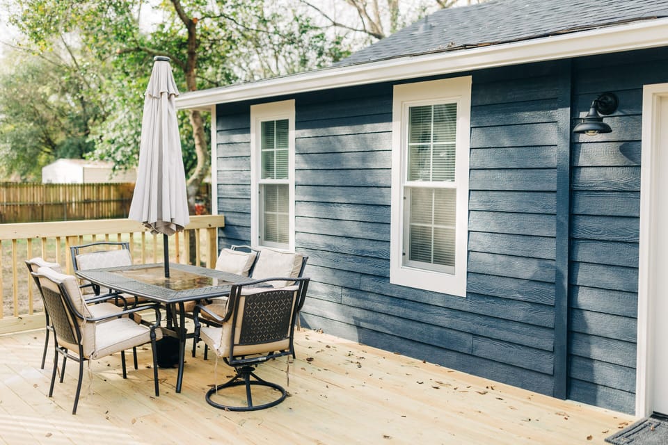 Back Deck dining area