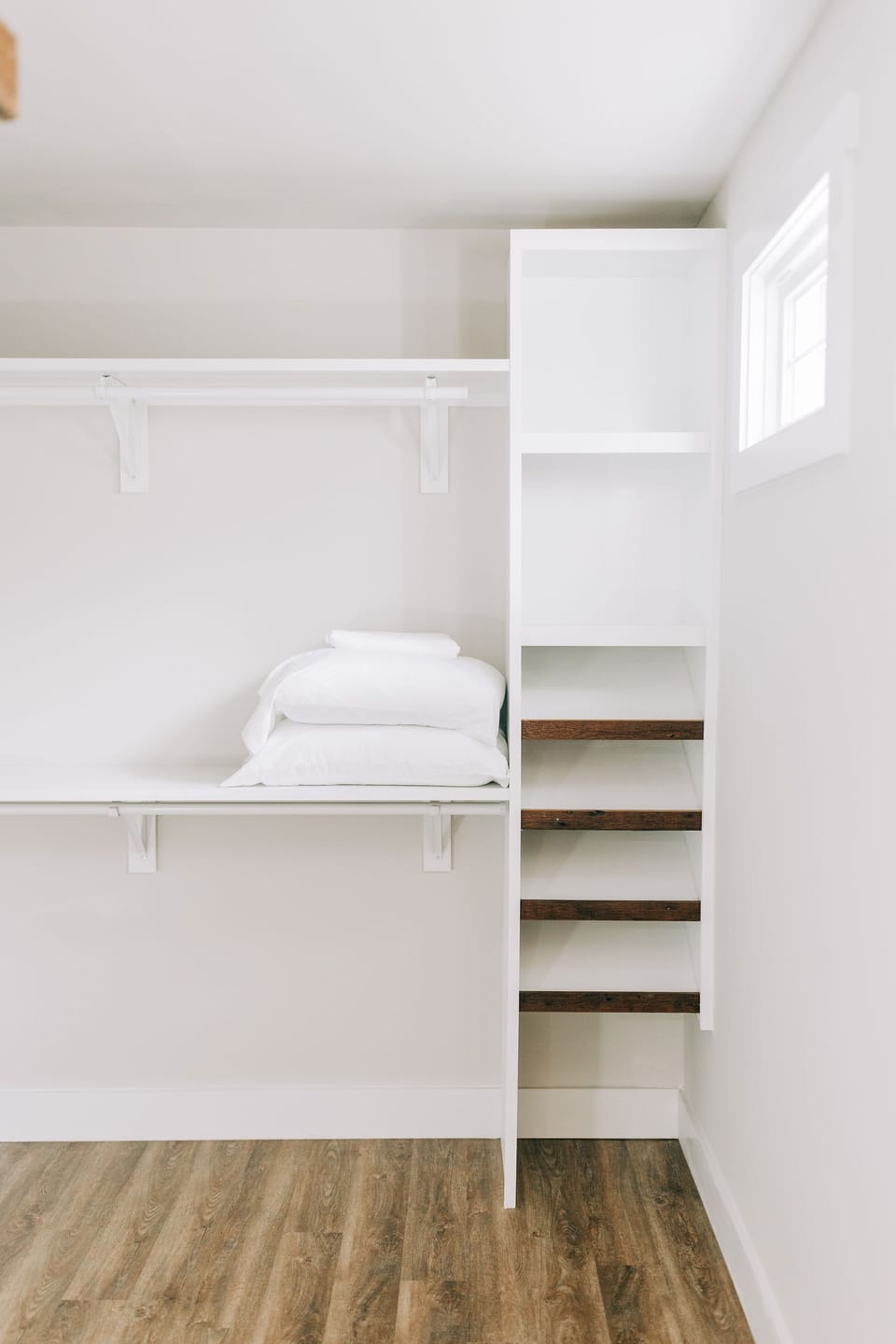 Very large owners closet. Lots of space for shoes and clothes