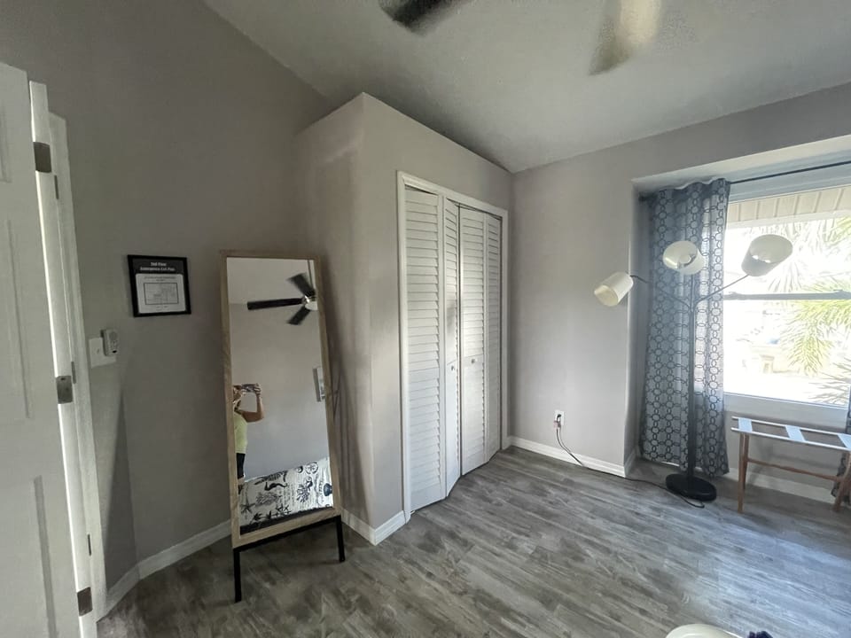 Bedroom on main floor, off of living room