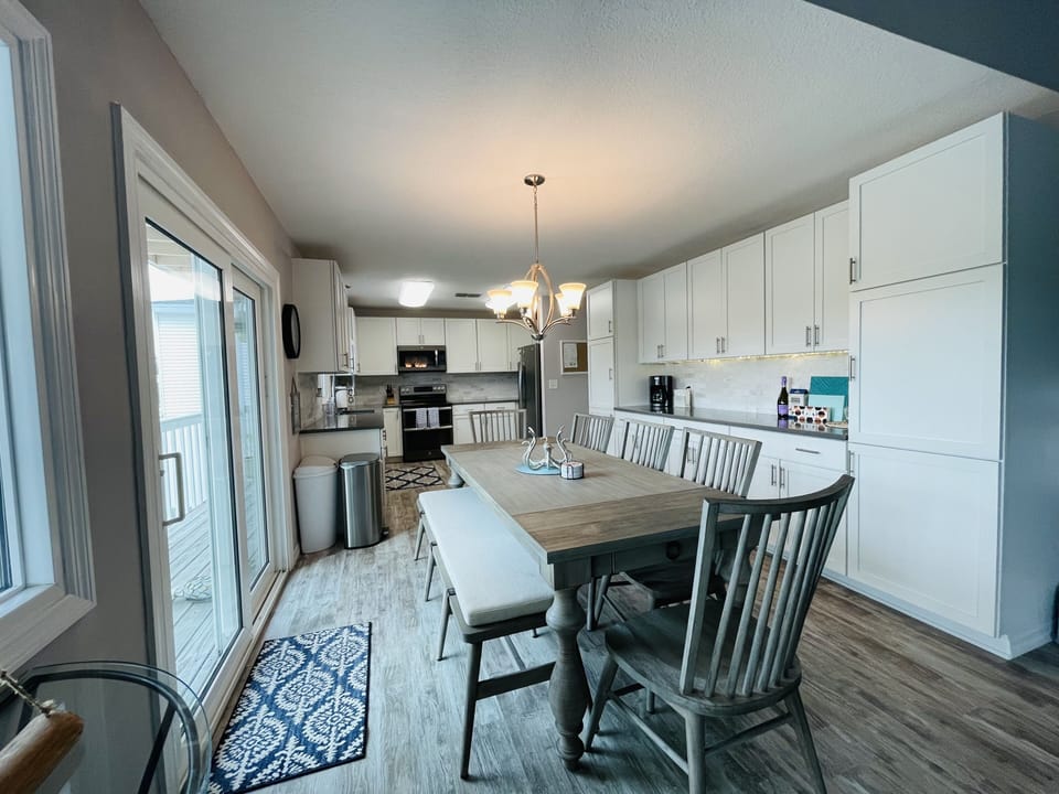 View of kitchen from the living room
