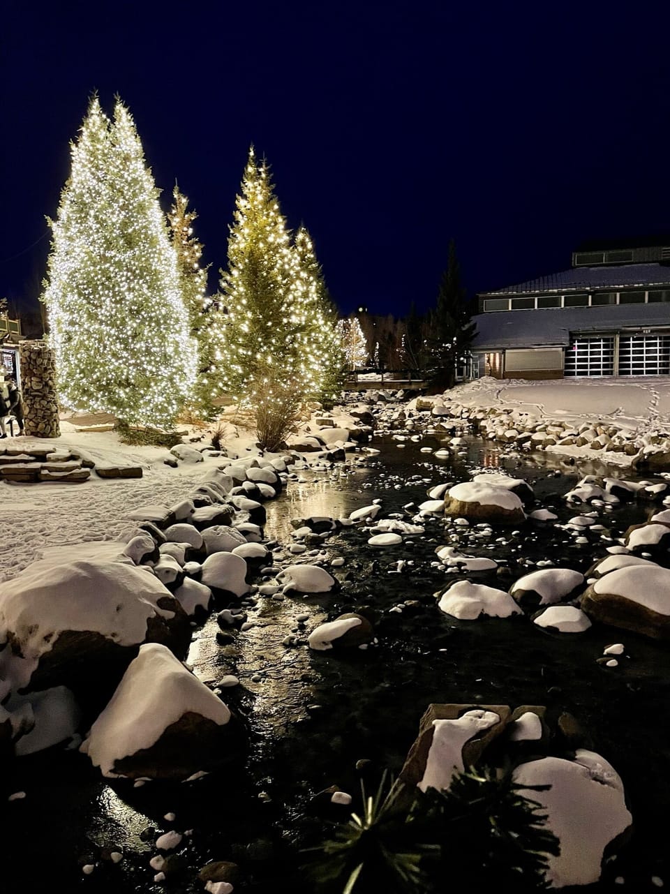 Holiday time Breck is even more beautiful!