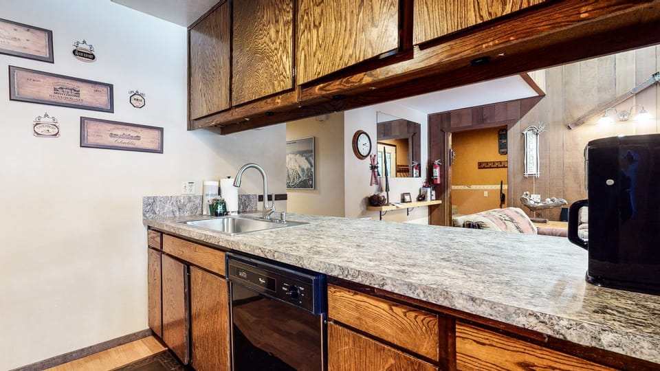 Room, Indoors, Hardwood, Kitchen, Flooring