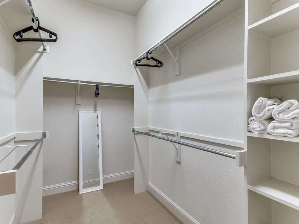 Walk in Master Closet - Plenty of Storage 