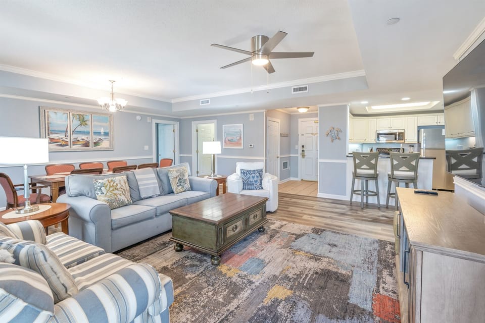 Living Room with sofa bed