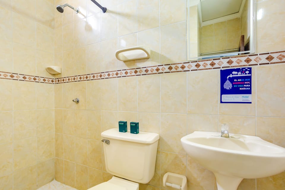 Superior Double Room | Bathroom | Shower, free toiletries, towels, soap