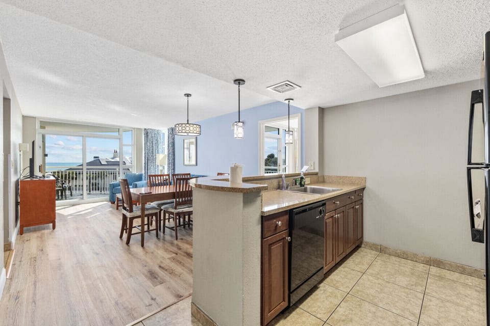 There`s plenty of room for all your guests... cook, play cards, watch a movie or take in the view from the balcony.