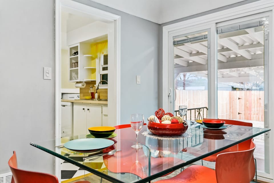 Enjoy the view as you dine in!