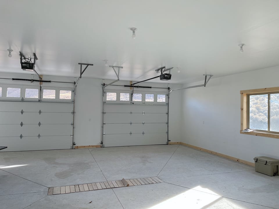 Attached garage with room for 1 vehicle (homeowners store an ATV in the garage space)