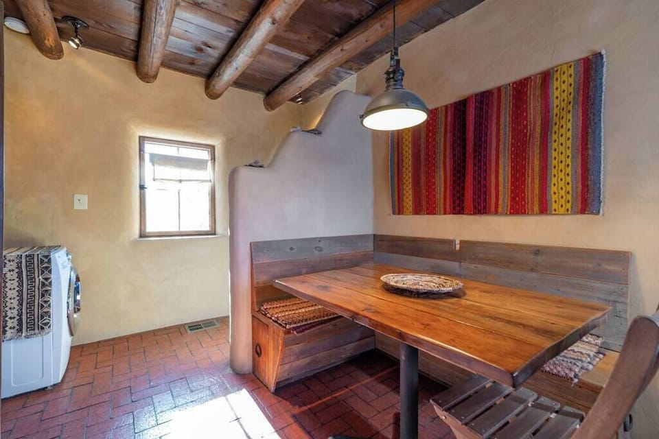 Dining table and bench seating