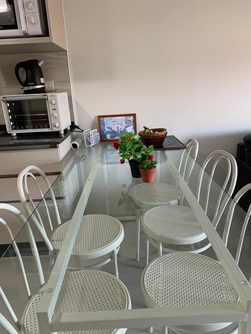 Apartment | Private kitchen | Freezer, dining tables