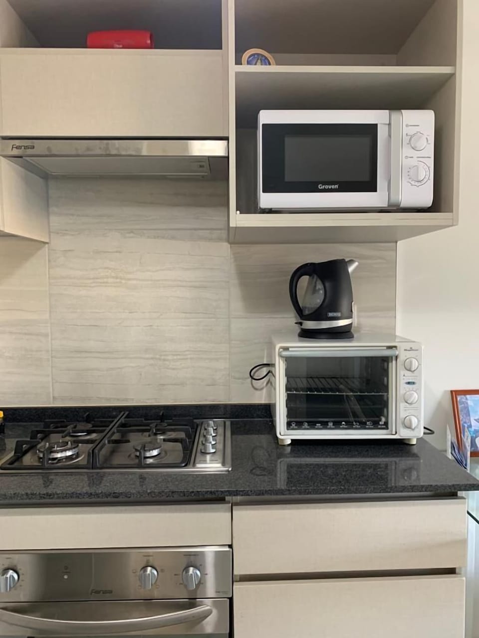 Freezer, dining tables