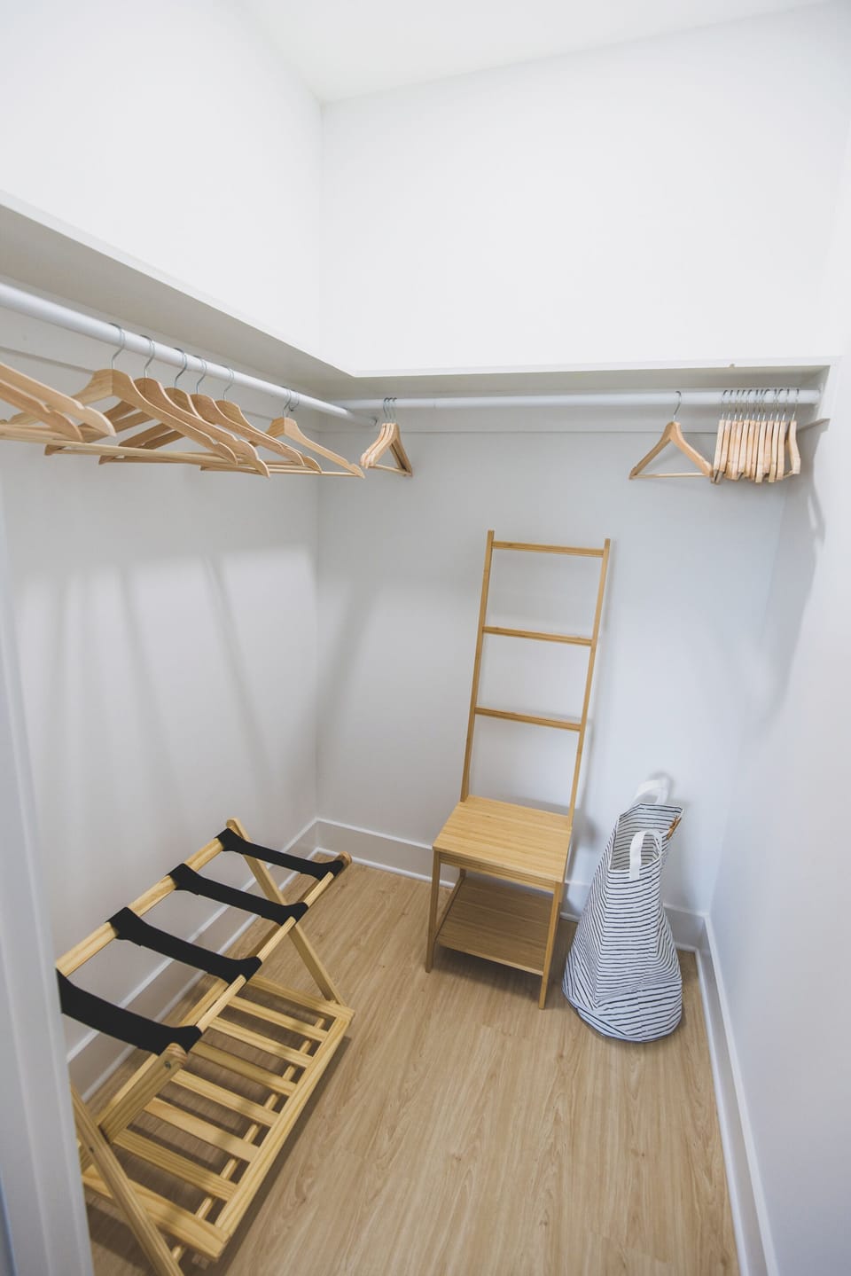 The west master bedroom walk-in closet has plenty of room!